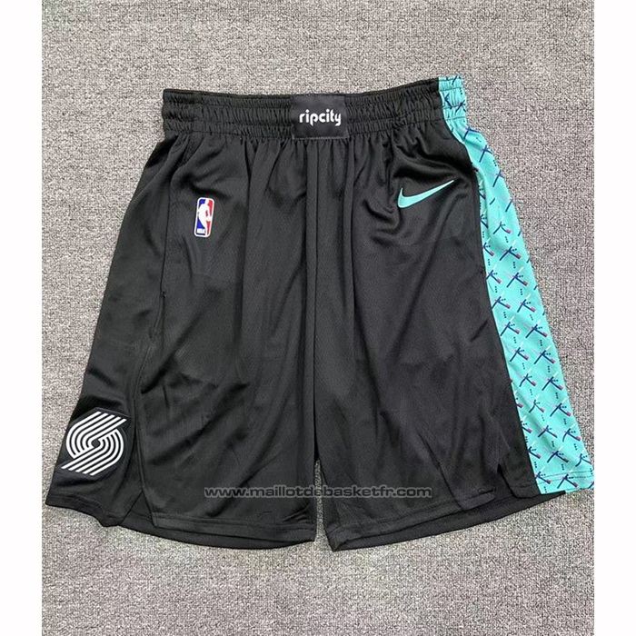 Short Portland Trail Blazers Ville 2022-23 Noir